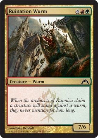 Ruination Wurm Gatecrash Singles Ruination Wurm Gatecrash Singles