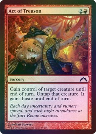 Act of Treason Foil Gatecrash Foil Singles Act of Treason Foil Gatecrash Foil Singles