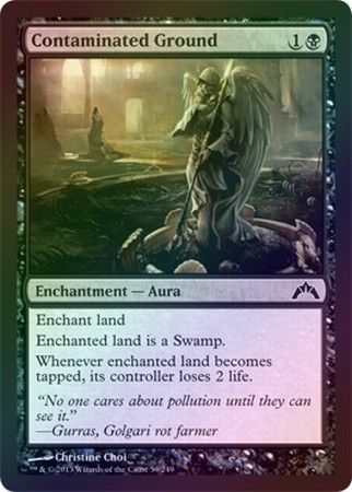Contaminated Ground Foil 