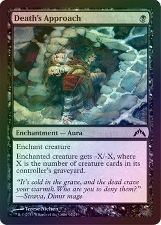 Death s Approach Foil Gatecrash Foil Singles Death s Approach Foil Gatecrash Foil Singles