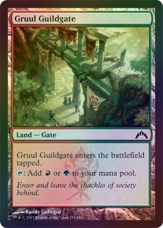 Gruul Guildgate Foil Gatecrash Foil Singles Gruul Guildgate Foil Gatecrash Foil Singles