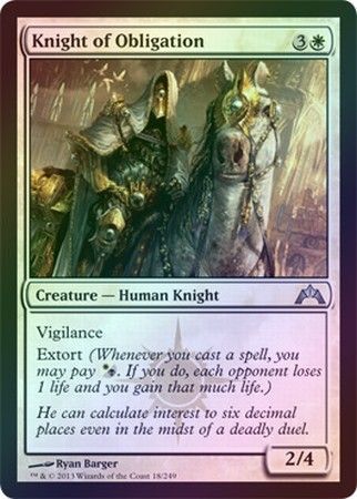 Knight of Obligation Foil Knight of Obligation Foil