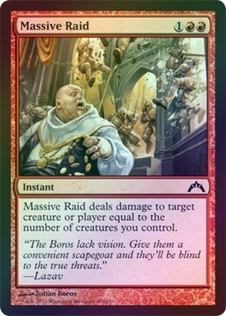 Massive Raid Foil Gatecrash Foil Singles Massive Raid Foil Gatecrash Foil Singles