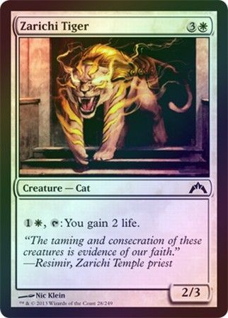 Zarichi Tiger Foil Gatecrash Foil Singles Zarichi Tiger Foil Gatecrash Foil Singles