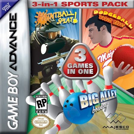 3 in 1 Sports Pack Game Boy Advance Nintendo Game Boy Advance GBA 3 in 1 Sports Pack Game Boy Advance Nintendo Game Boy Advance GBA