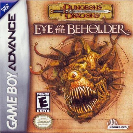 Dungeons and Dragons Eye of the Beholder Game Boy Advance Dungeons and Dragons Eye of the Beholder Game Boy Advance