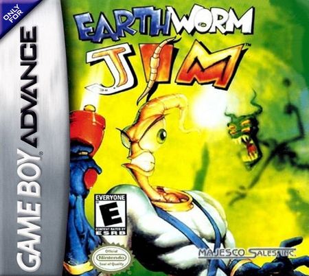 Earthworm Jim Game Boy Advance Nintendo Game Boy Advance GBA Earthworm Jim Game Boy Advance Nintendo Game Boy Advance GBA