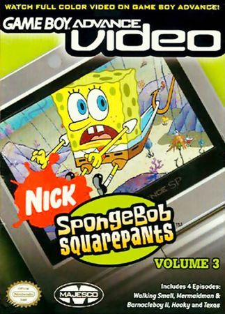 GBA Video SpongeBob SquarePants Volume 3 Game Boy Advance Nintendo Game Boy Advance GBA GBA Video SpongeBob SquarePants Volume 3 Game Boy Advance Nintendo Game Boy Advance GBA