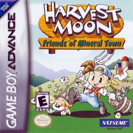 Harvest Moon Friends Mineral Town Game Boy Advance Nintendo Game Boy Advance GBA Harvest Moon Friends Mineral Town Game Boy Advance Nintendo Game Boy Advance GBA