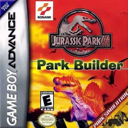 Jurassic Park III Park Builder Game Boy Advance Nintendo Game Boy Advance GBA Jurassic Park III Park Builder Game Boy Advance Nintendo Game Boy Advance GBA