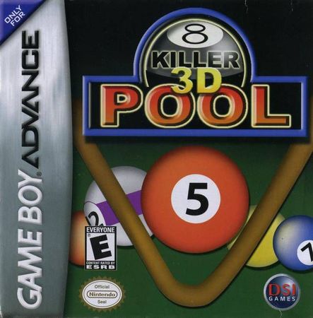 Killer 3D Pool Game Boy Advance Nintendo Game Boy Advance GBA Killer 3D Pool Game Boy Advance Nintendo Game Boy Advance GBA