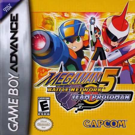 Mega Man Battle Network 5 Team Protoman Game Boy Advance Nintendo Game Boy Advance GBA Mega Man Battle Network 5 Team Protoman Game Boy Advance Nintendo Game Boy Advance GBA