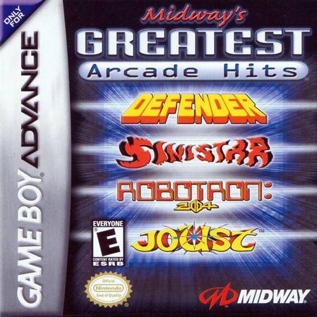 Midways Greatest Arcade Hits Game Boy Advance Midways Greatest Arcade Hits Game Boy Advance