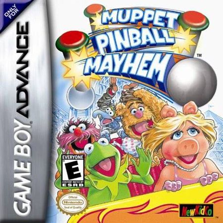 Muppet Pinball Mayhem Game Boy Advance Nintendo Game Boy Advance GBA Muppet Pinball Mayhem Game Boy Advance Nintendo Game Boy Advance GBA