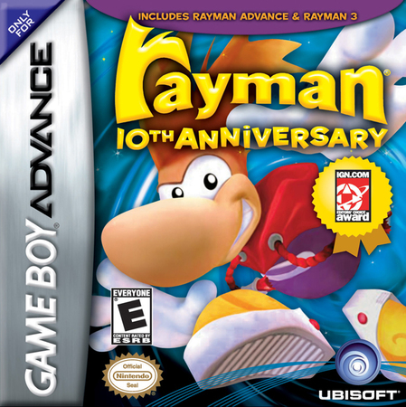Rayman 10th Anniversary Collection Game Boy Advance Nintendo Game Boy Advance GBA Rayman 10th Anniversary Collection Game Boy Advance Nintendo Game Boy Advance GBA