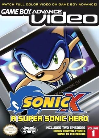 Sonic X Volume 1 GBA Video Game Boy Advance Nintendo Game Boy Advance GBA Sonic X Volume 1 GBA Video Game Boy Advance Nintendo Game Boy Advance GBA