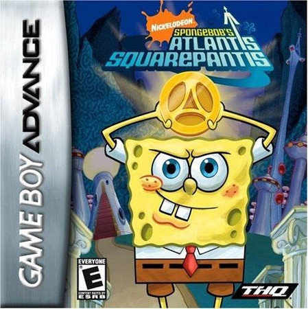 SpongeBob SquarePants Atlantis SquarePantis Game Boy Advance Nintendo Game Boy Advance GBA SpongeBob SquarePants Atlantis SquarePantis Game Boy Advance Nintendo Game Boy Advance GBA