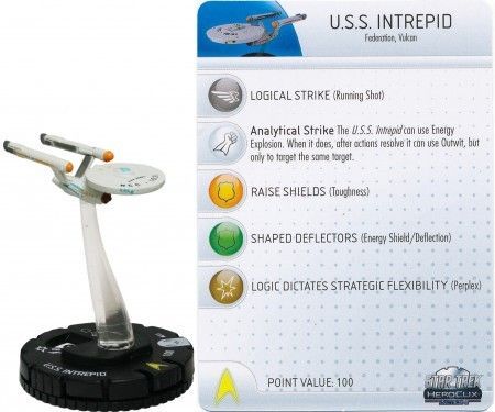 U S S Intrepid 011 Star Trek Tactics II Heroclix Other Star Trek Tactics Series II U S S Intrepid 011 Star Trek Tactics II Heroclix Other Star Trek Tactics Series II