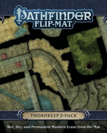 Flip Mat Thornkeep Dungeons 2 Pack accessory PFRPG PZO30050 Flip Mat Thornkeep Dungeons 2 Pack accessory PFRPG PZO30050