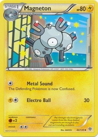 Magneton 44 135 Uncommon Black White 8 Plasma Storm Singles Magneton 44 135 Uncommon Black White 8 Plasma Storm Singles