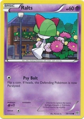Ralts 59 135 Common Black White 8 Plasma Storm Singles Ralts 59 135 Common Black White 8 Plasma Storm Singles