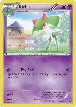Kirlia 60 135 Uncommon Black White 8 Plasma Storm Singles Kirlia 60 135 Uncommon Black White 8 Plasma Storm Singles