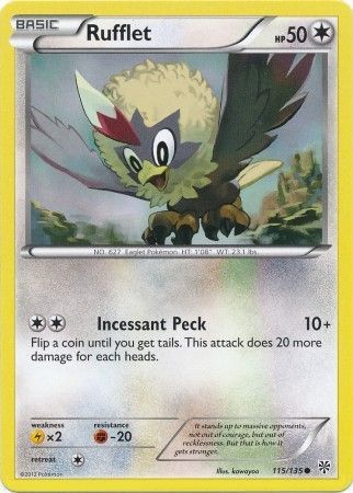 Rufflet 115 135 Common Rufflet 115 135 Common