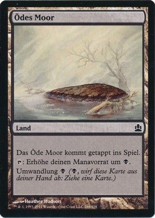 Barren Moor Odes Moor 266 318 Commander Deck German Singles Barren Moor Odes Moor 266 318 Commander Deck German Singles