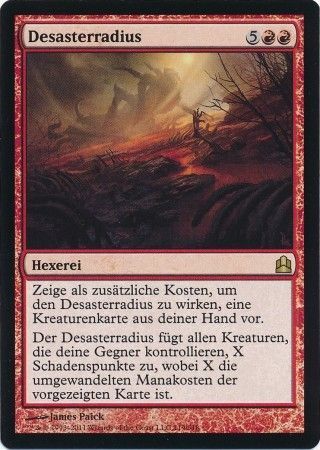 Disaster Radius Desasterradius 119 318 Commander Deck German Singles Disaster Radius Desasterradius 119 318 Commander Deck German Singles