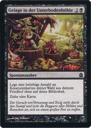 Footbottom Feast Gelage in der Unterbodenhohle 84 318 Commander Deck German Singles Footbottom Feast Gelage in der Unterbodenhohle 84 318 Commander Deck German Singles