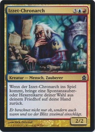 Izzet Chronarch Izzet Chronarch 205 318 Commander Deck German Singles Izzet Chronarch Izzet Chronarch 205 318 Commander Deck German Singles
