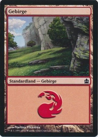 Mountain Gebirge 314 318 Commander Deck German Singles Mountain Gebirge 314 318 Commander Deck German Singles