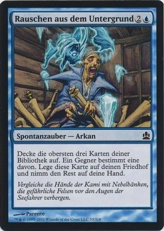Rauschen aus dem Untergrund Murmurs from Beyond 053 318 German Commander Deck German Singles Rauschen aus dem Untergrund Murmurs from Beyond 053 318 German Commander Deck German Singles