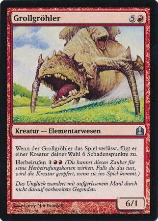 Spitebellows Grollgrohler 135 318 Commander Deck German Singles Spitebellows Grollgrohler 135 318 Commander Deck German Singles