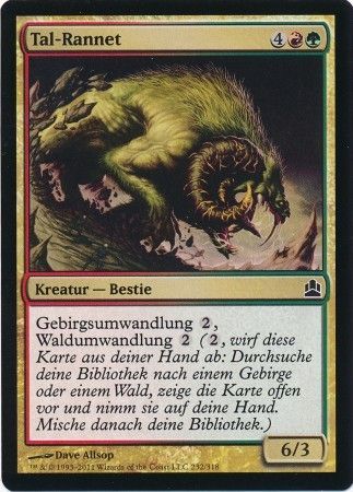 Valley Rannet Tal Rannet 232 318 Commander Deck German Singles Valley Rannet Tal Rannet 232 318 Commander Deck German Singles