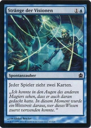 Strange der Visionen Vision Skeins 067 318 German Commander Deck German Singles Strange der Visionen Vision Skeins 067 318 German Commander Deck German Singles