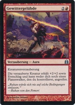 Vow of Lightning Gewittergelubde 138 318 Commander Deck German Singles Vow of Lightning Gewittergelubde 138 318 Commander Deck German Singles