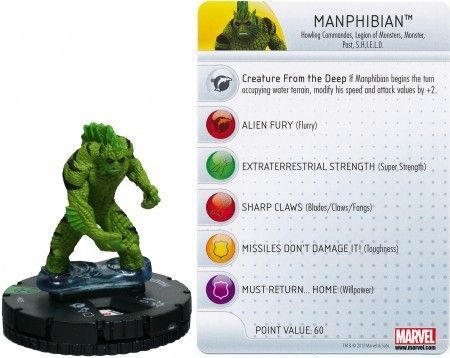 Manphibian 025 Amazing Spider Man Marvel Heroclix Amazing Spider Man Booster Set Singles Manphibian 025 Amazing Spider Man Marvel Heroclix Amazing Spider Man Booster Set Singles