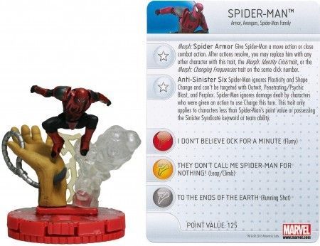 HeroClix Amazing Spider-Man #055  SPIDER-MAN   MARVEL CHASE RARE 