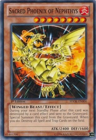 Sacred Phoenix of Nephthys SDOK EN004 Common 1st Edition Sacred Phoenix of Nephthys SDOK EN004 Common 1st Edition