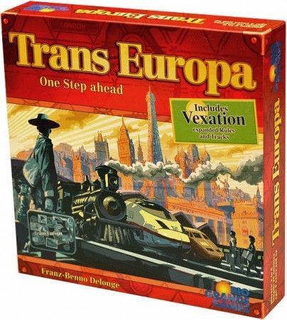 Trans Europa One Step Ahead board game Rio Grande Games Board Games A Z Trans Europa One Step Ahead board game Rio Grande Games Board Games A Z