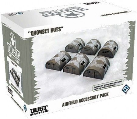 Dust Tactics Airfield Accessory Pack Quonset Huts expansion FFG FFGDT061 Board Games A Z Dust Tactics Airfield Accessory Pack Quonset Huts expansion FFG FFGDT061 Board Games A Z
