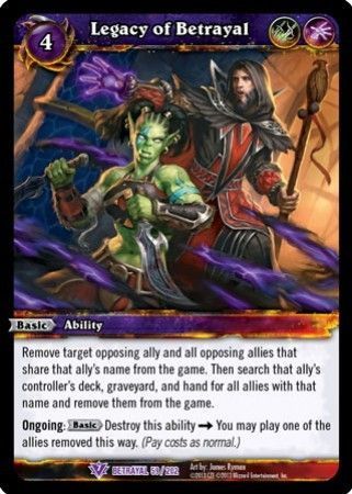 Legacy of Betrayal 59 202 Epic Rare WoW Betrayal of the Guardian Legacy of Betrayal 59 202 Epic Rare WoW Betrayal of the Guardian