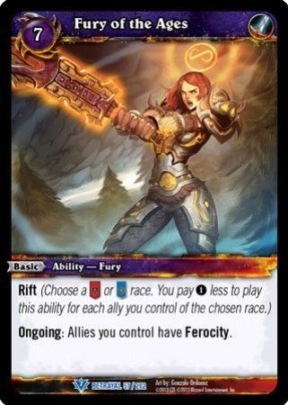 Fury of the Ages 57 202 Rare Fury of the Ages 57 202 Rare