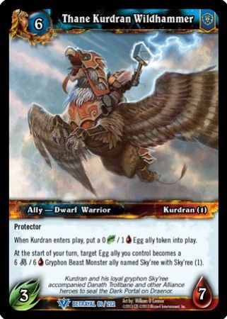 Thane Kurdran Wildhammer 86 202 Rare Thane Kurdran Wildhammer 86 202 Rare