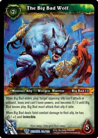 The Big Bad Wolf 130 202 Rare The Big Bad Wolf 130 202 Rare