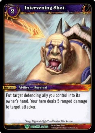 Intervening Shot 16 202 Uncommon WoW Betrayal of the Guardian Intervening Shot 16 202 Uncommon WoW Betrayal of the Guardian