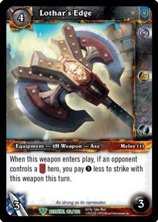 Lothar s Edge 182 202 Uncommon WoW Betrayal of the Guardian Lothar s Edge 182 202 Uncommon WoW Betrayal of the Guardian