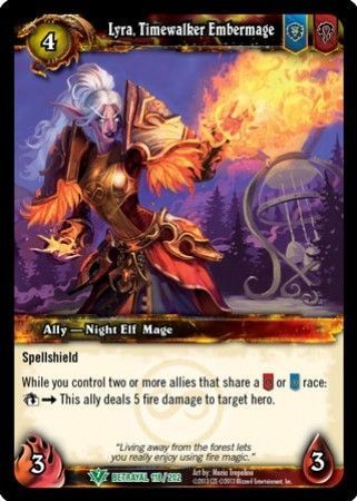 Lyra Timewalker Embermage 118 202 Uncommon WoW Betrayal of the Guardian Lyra Timewalker Embermage 118 202 Uncommon WoW Betrayal of the Guardian