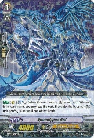 Apocalypse Bat BT05 037EN Rare R Vol 5 Awakening of Twin Blades Singles Apocalypse Bat BT05 037EN Rare R Vol 5 Awakening of Twin Blades Singles